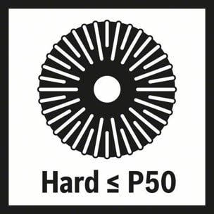 Plateau de meulage Dur M14 125mm BOSCH - 2608601784