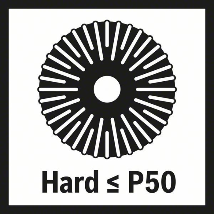 Plateau de meulage Dur M14 125mm BOSCH - 2608601784