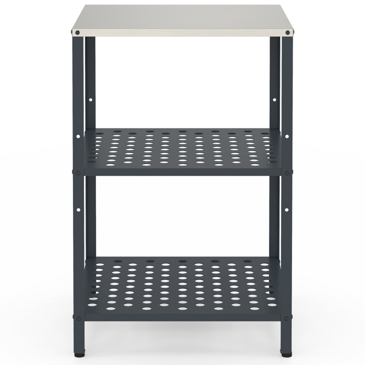 Meuble de cuisine extérieure Alméria 2 étagères gris