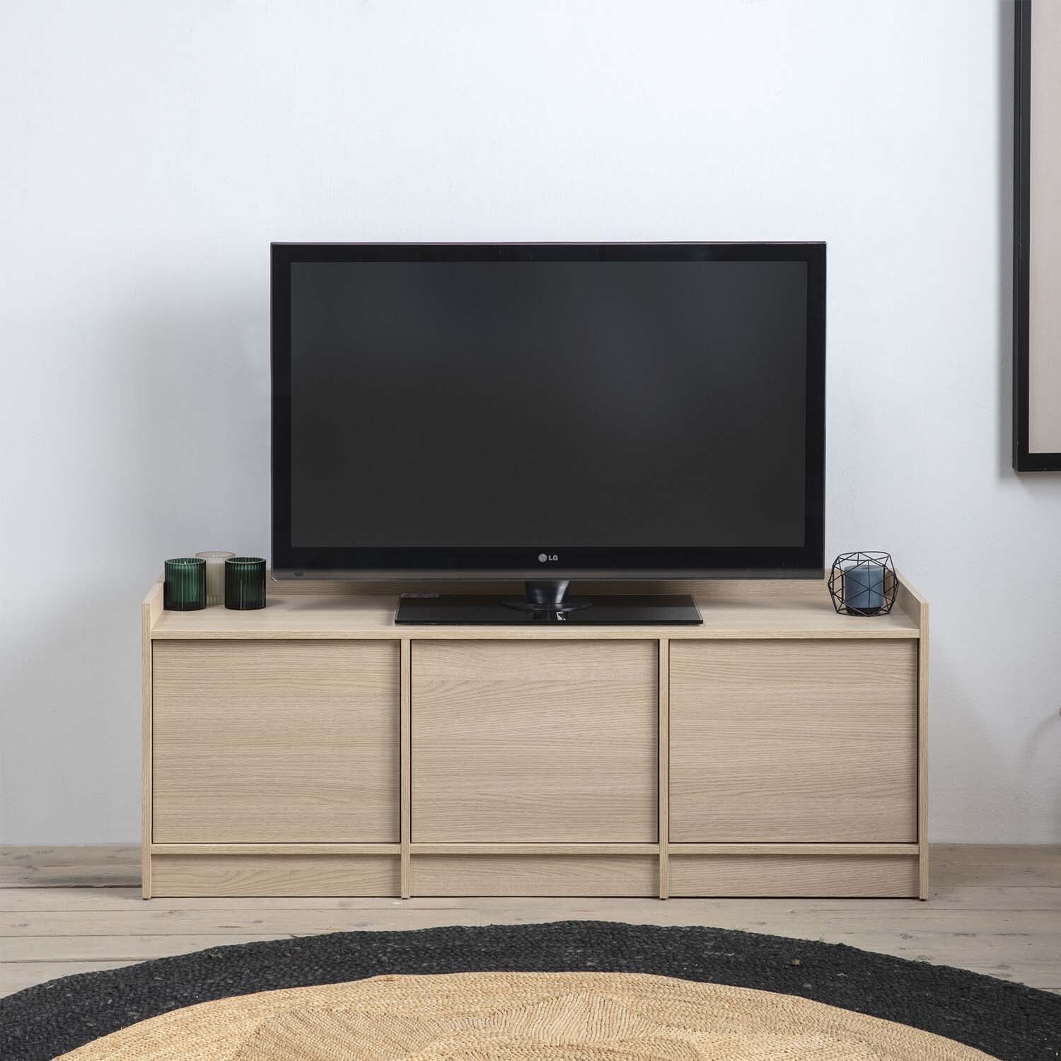 Mueble TV Moscú Roble 3 cajones