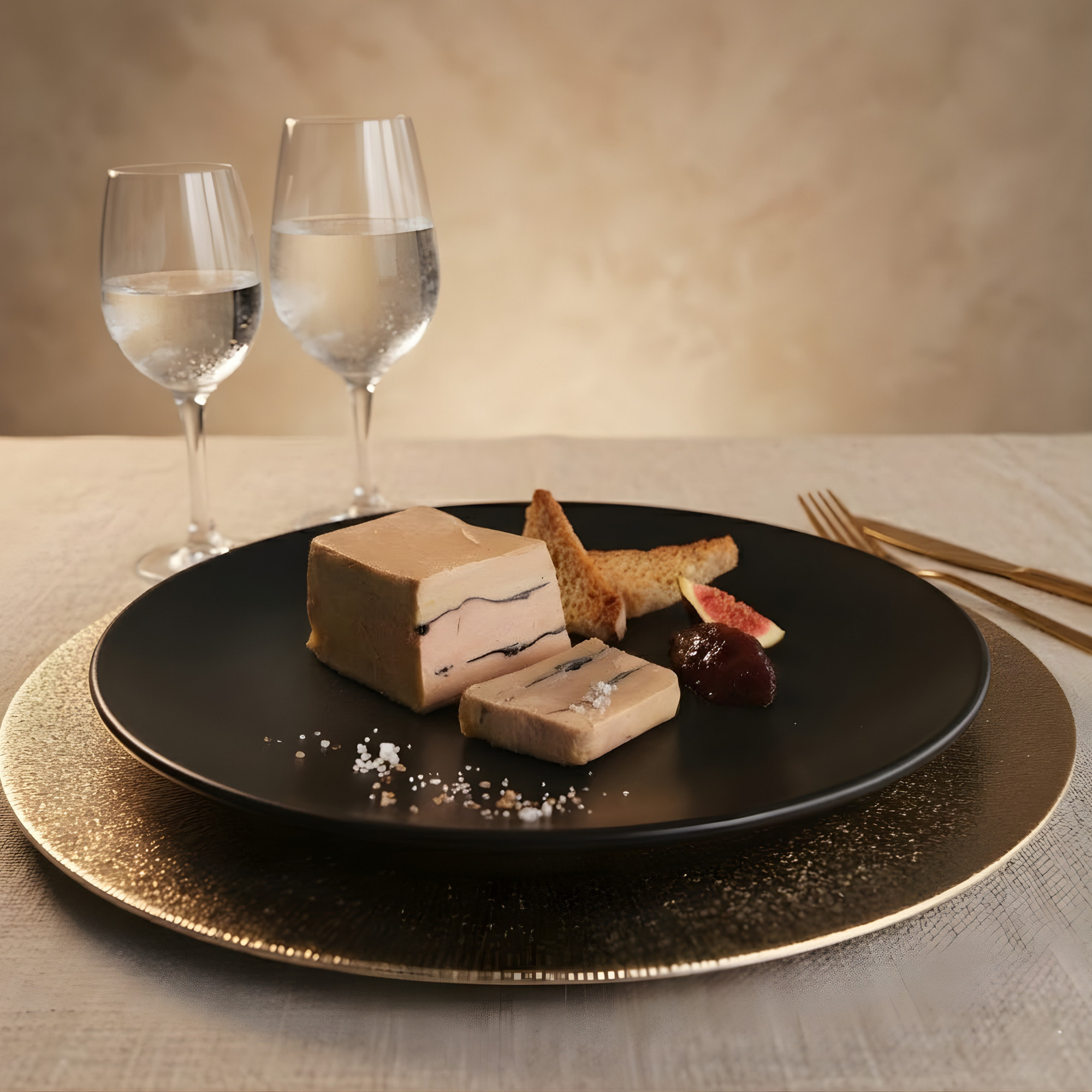 Millefeuille de foie gras d'oie truffé 6% - 180g