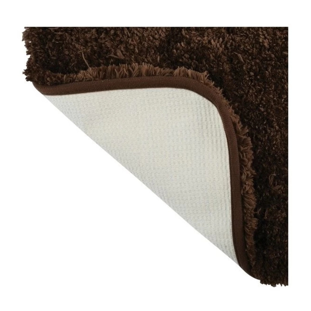 tapis de bain Microfibre 50x70cm Marron Chocolat MSV