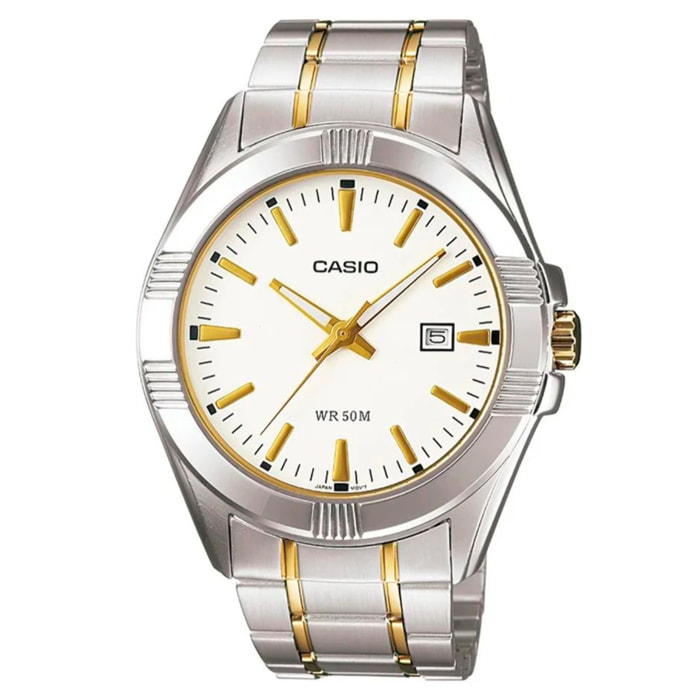 Reloj Casio MTP-1308SG-7A Hombre Analogico Cuarzo con Correa de Acero inoxidable