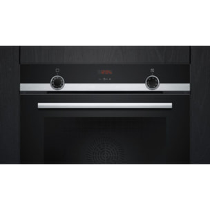 Four encastrable SIEMENS HB554AER3F - Chaleur pulsée - Ecoclean - Porte froide - Rails télescopiques - iQ300