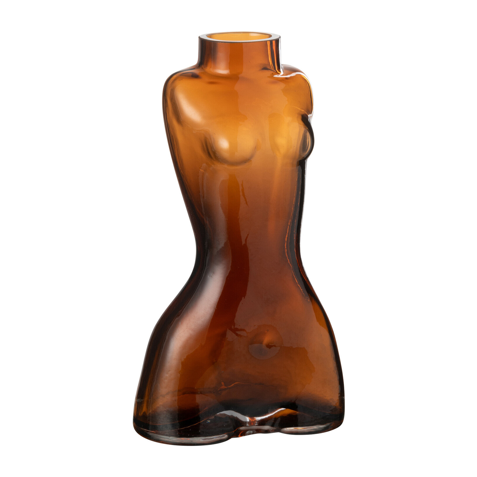 J-Line vase Corps - verre - marron - small - 24.5 cm de hauteur