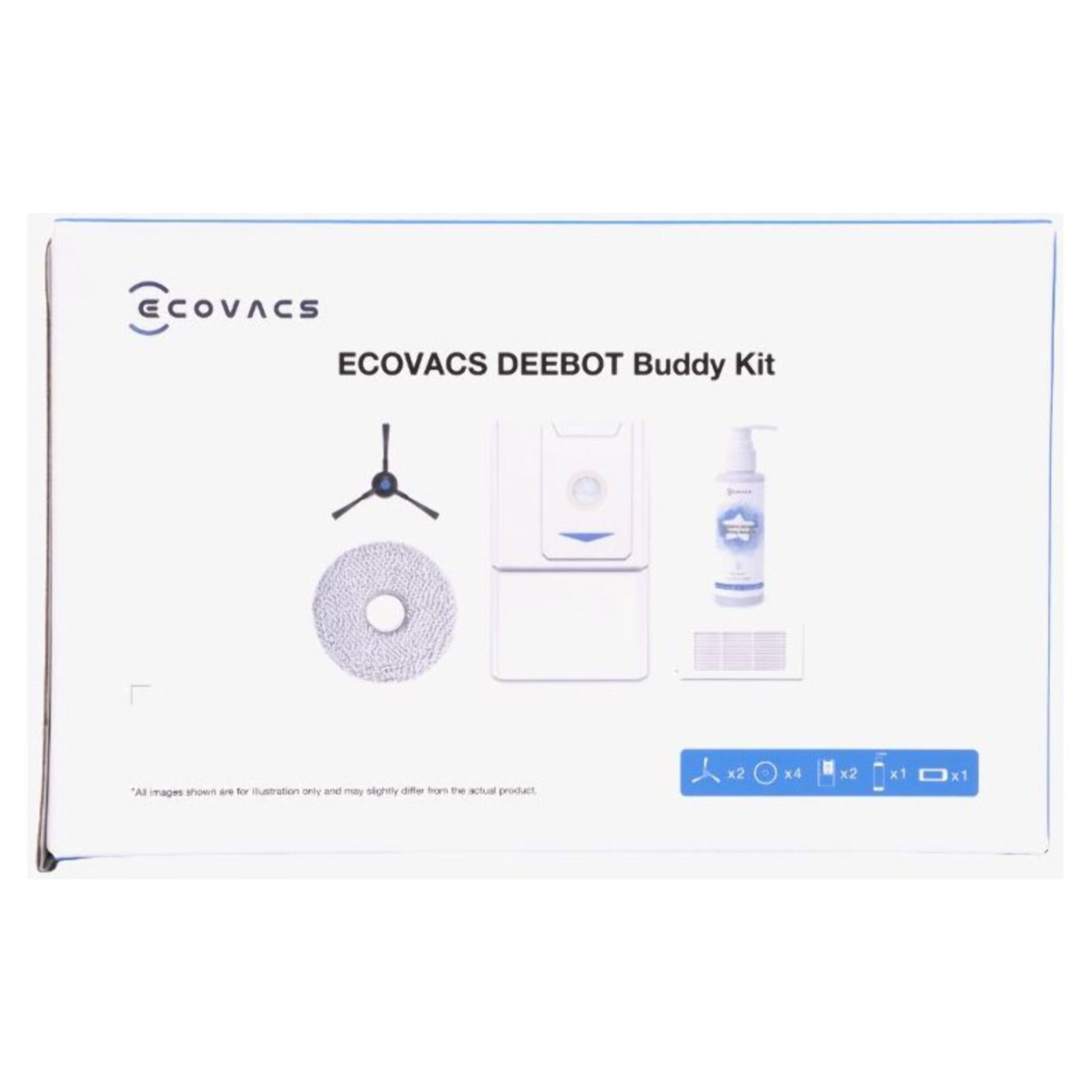 Kit accessoires ECOVACS Premium brosses filtres Deebot T30 Pro Omni
