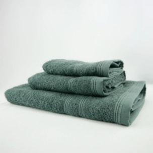 Serviette invité - Grand Bain Gris vert - 30x50cm - 350g/m²