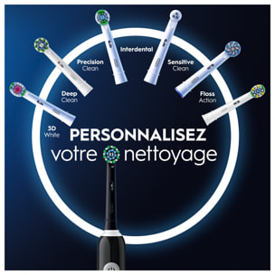 Oral-B Pro Series 1 - Noire - Brosse À Dents Électrique + 3 brossettes cross action