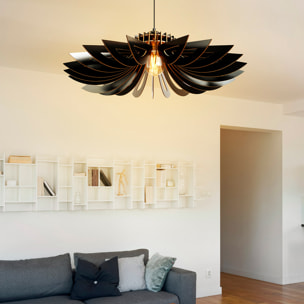 Lámpara de techo 50 cm. negro, tipo e 27 max 45 - 60 w