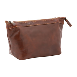 Pochette  unisex In Vera pelle Made in Italy 18x23x12 cm