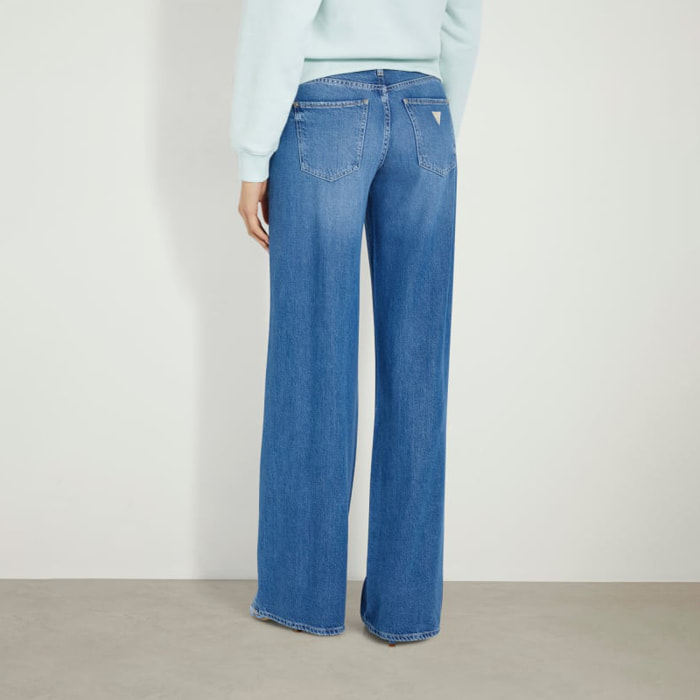 Jeans - coupe large - bleu denim