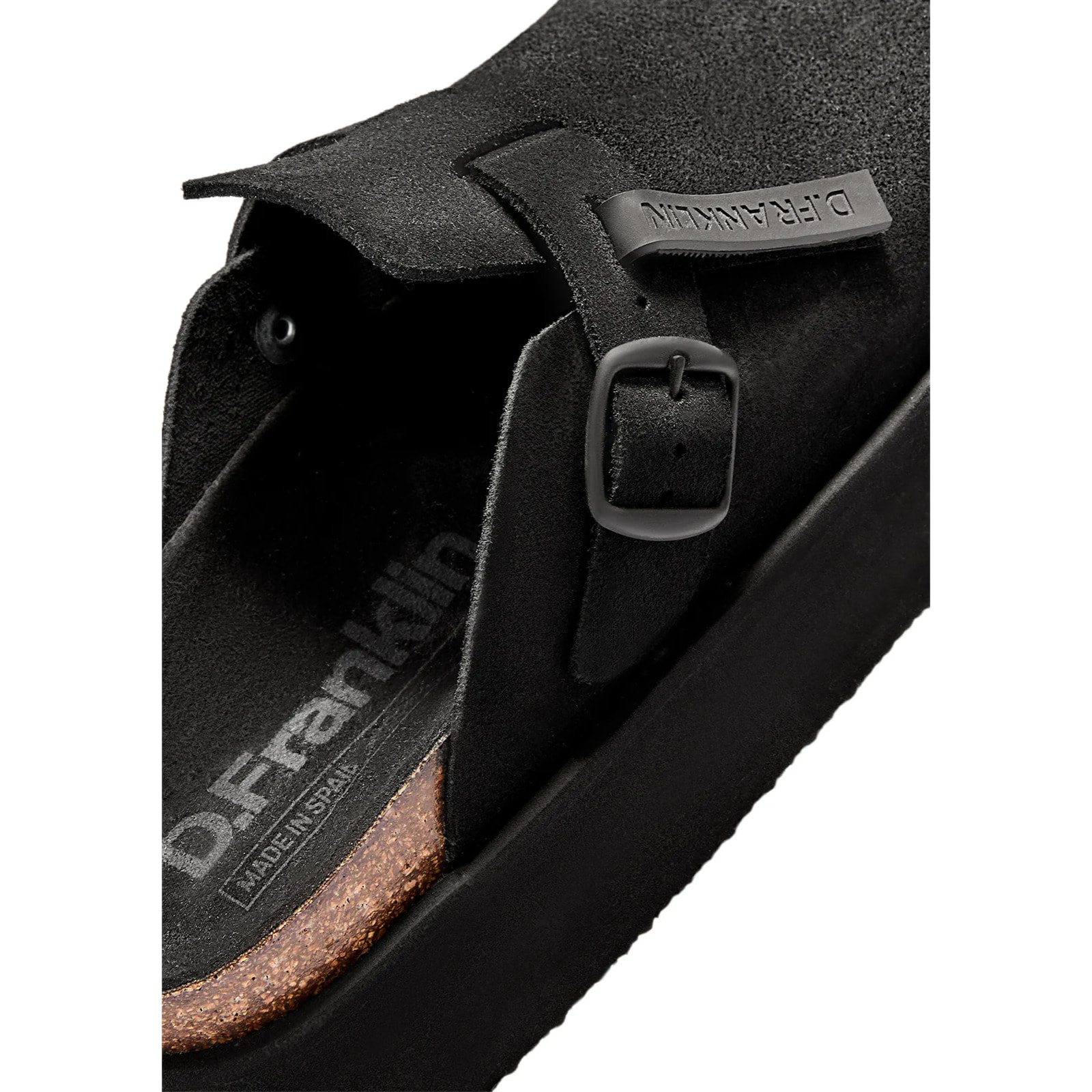 Zuecos de Mujer con Plataforma en Negro Vibe Clog