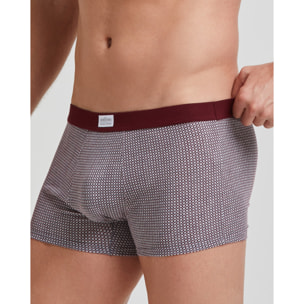 Boxer cotone motivo cravatteria