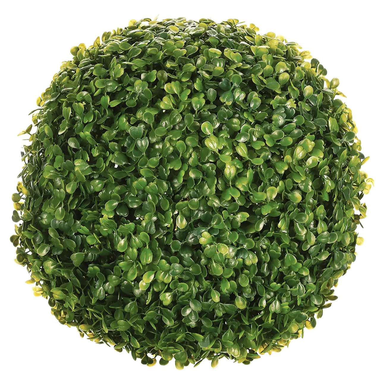 Boule de buis artificiel vert D28cm