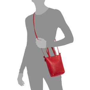 Italia Borsa a tracolla Donna.Pelle autentica Dollaro