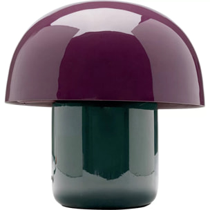 Lampe Mushroom Duo 20cm violette et verte Kare Design