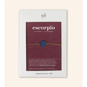 Pulsera Charm "Escorpio"