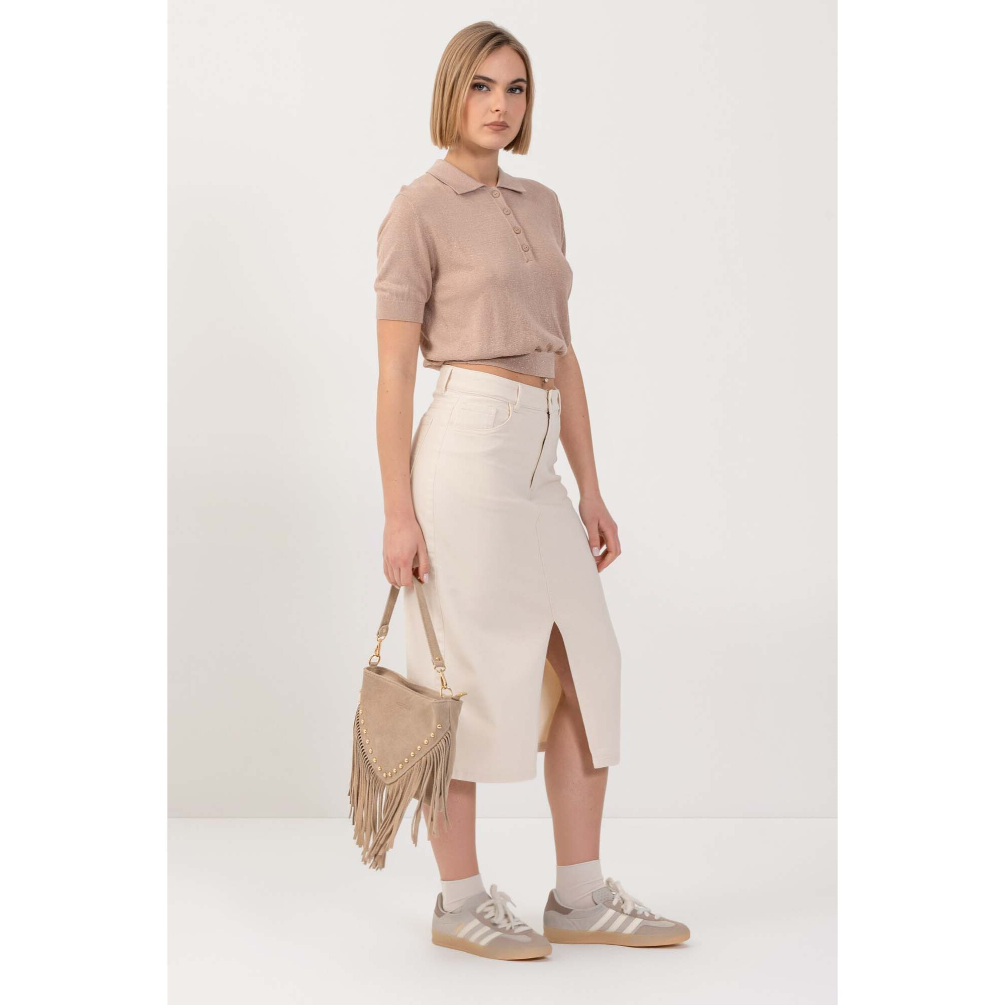 Kocca - Gonna 5 tasche con spacco Donna