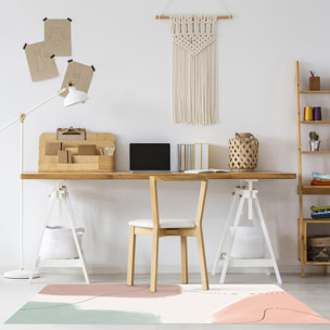 Alfombra de vinilo CERAMIKO, Zoa, diseño moderno [Diam] 100 cm