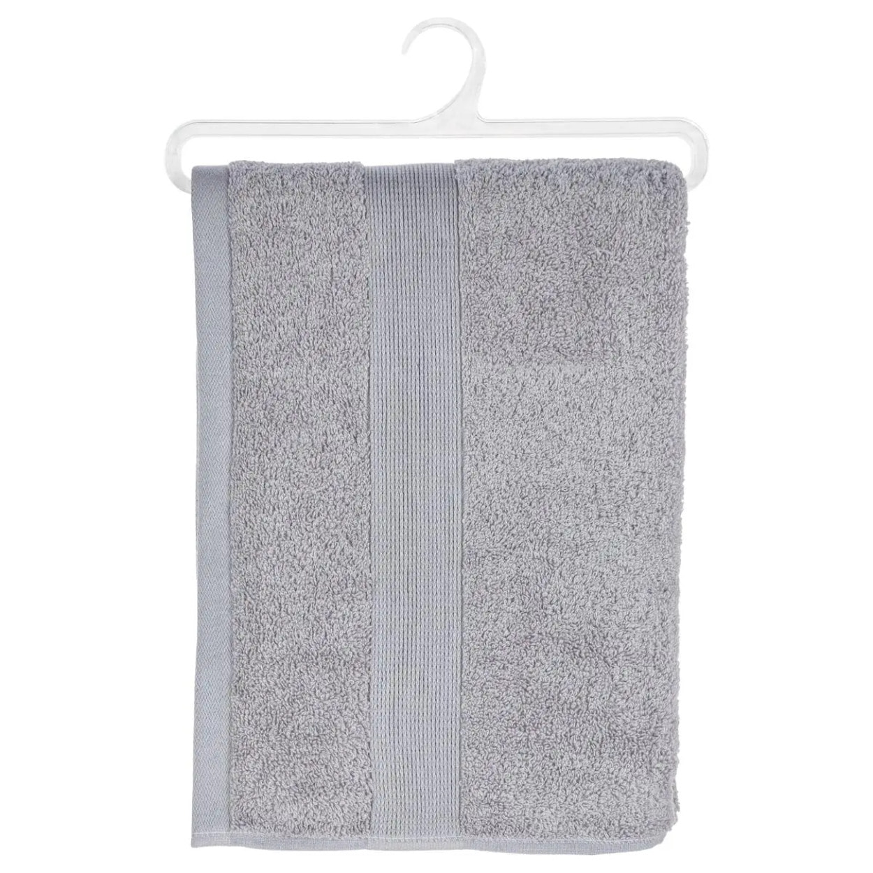 Drap de douche "Essentiel" coton gris taupe 70x130cm