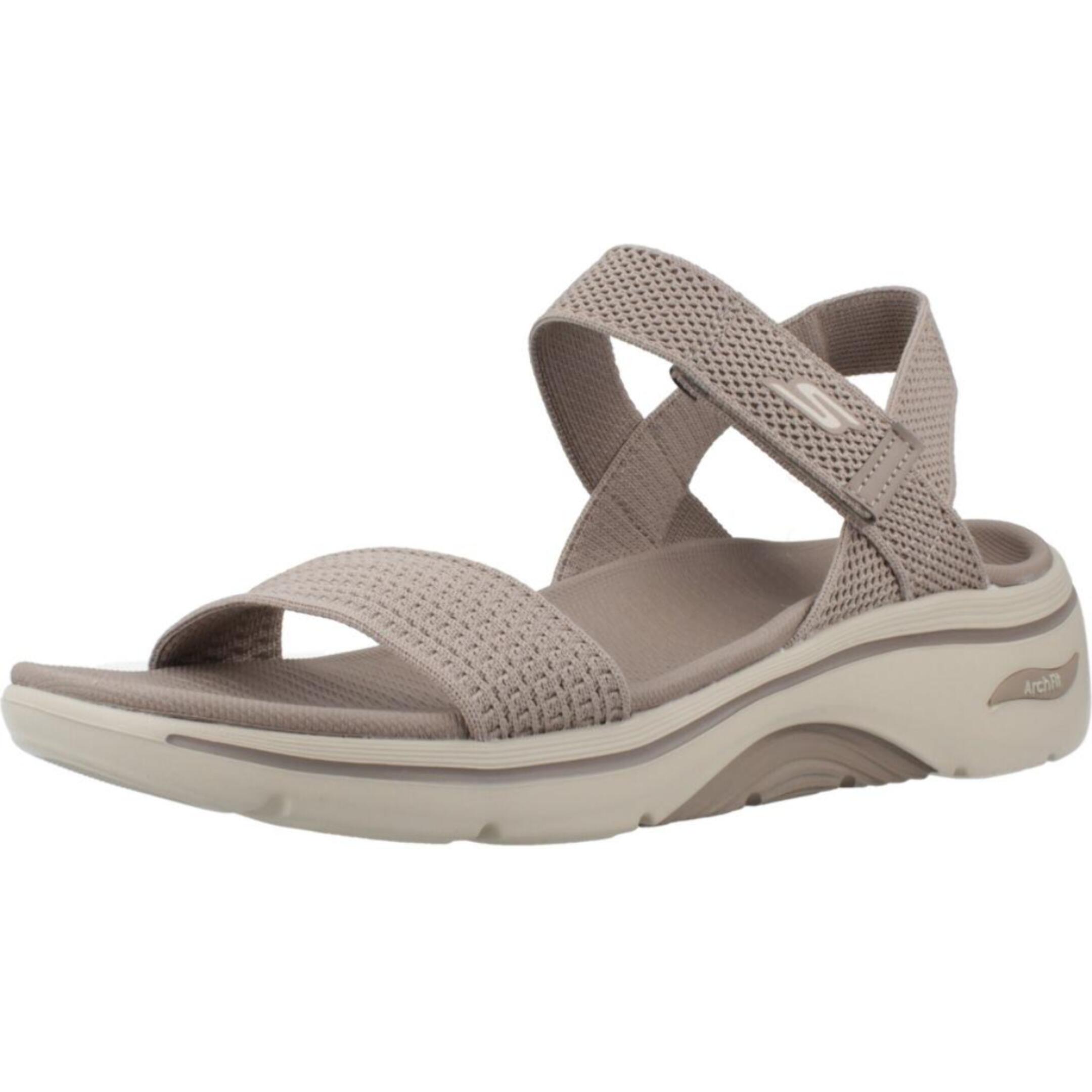 Sandalias Mujer Go Walk Arch Fit 2.0 Marron