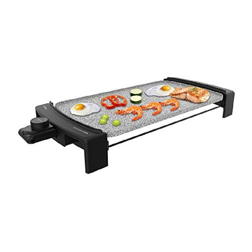 Plancha eléctrica Tasty &Grill 3000 RockWater. 2600 W, Revestimiento de Riedra R