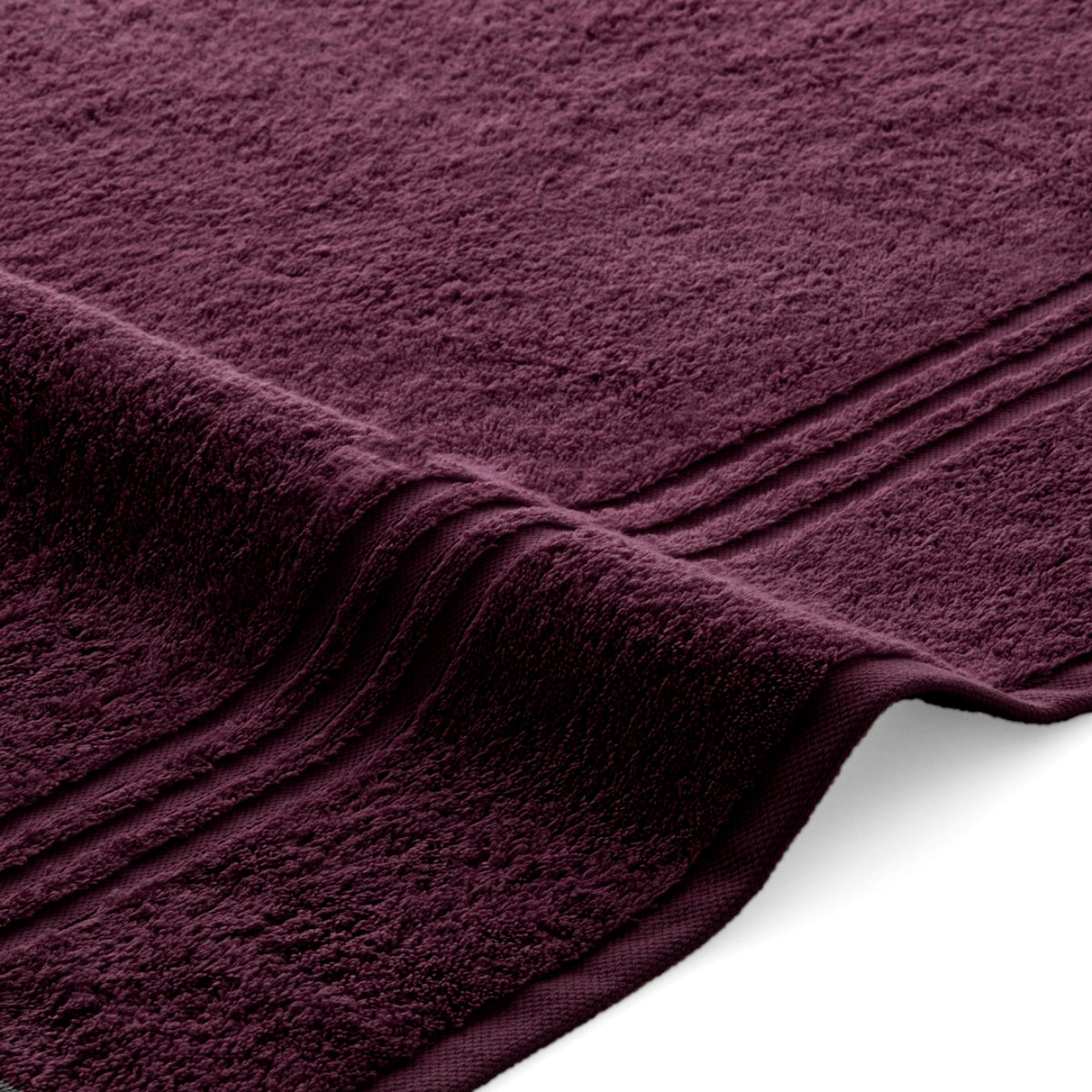 Set 2 toallas ducha + 2 toallas lavabo violet-gris premium