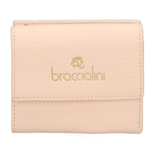 Portafoglio  da donna In Vera pelle Made in Italy 11x8,5x4 cm