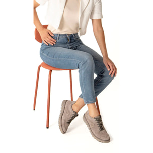 Zapatillas 1593S SILK SUEDE TAUPE/ONTARIO color Taupe