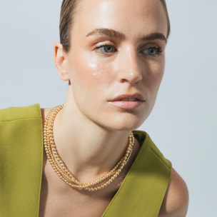 Collar Bielzu acabado oro amarillo 18k