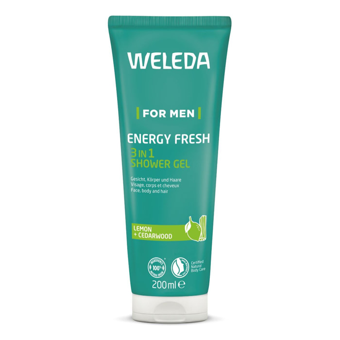 WELEDA - Gel Douche 3in1 Energy Fresh Homme 200ml