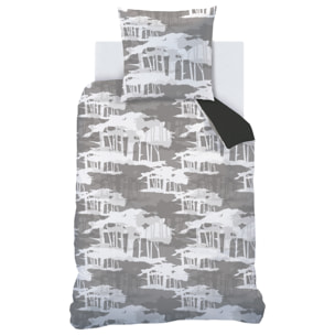 Parure de lit imprimée 100% coton, NARUTO UZUMAKI