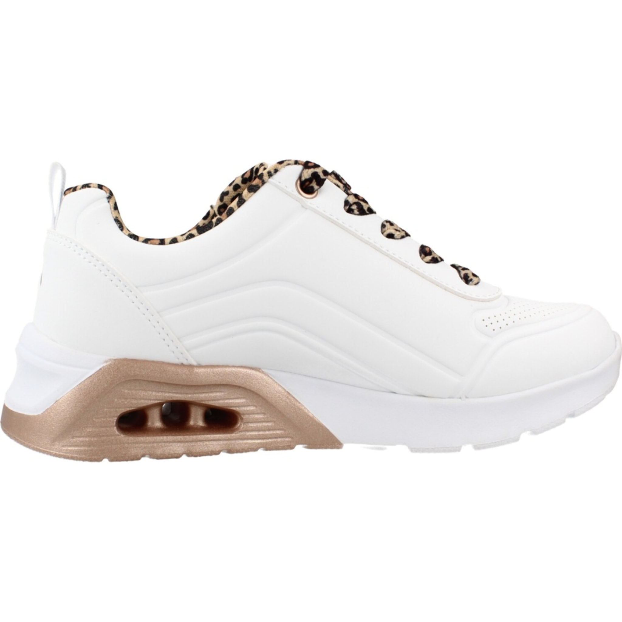 Zapatillas Niña Uno Lite 2.0 - Leopard Stride Blanco
