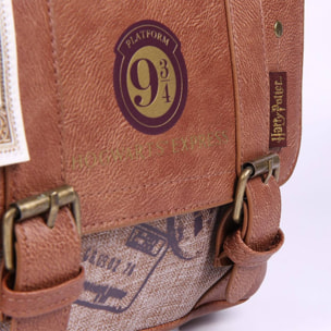 Mochila harry potter casual-licencia oficial warner bros para hombre, multicolor, grande