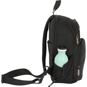 Mini mochila 1 hombrera tablet 11+usb safta business "black"