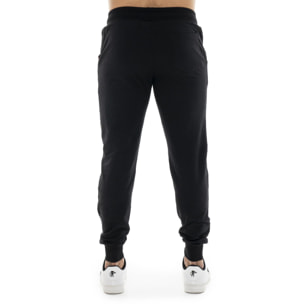 Pantalone sportivo invernale da uomo con polsino con logo piccolo "Basic"