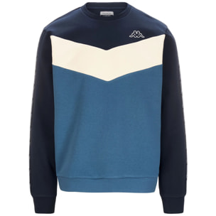 Felpe Kappa Uomo Logo Idisson Blu