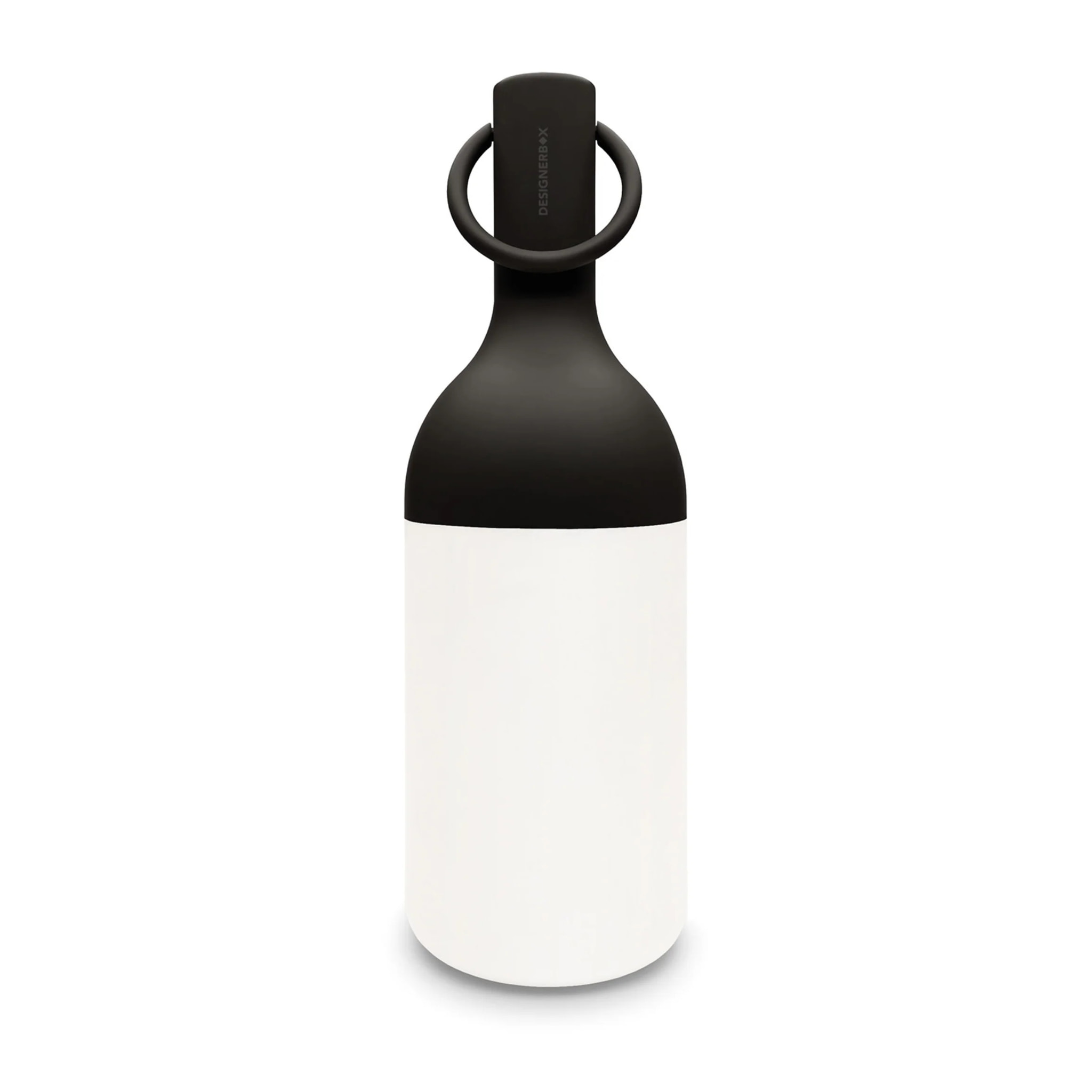 Petite lampe nomade en plastique noir - Elo