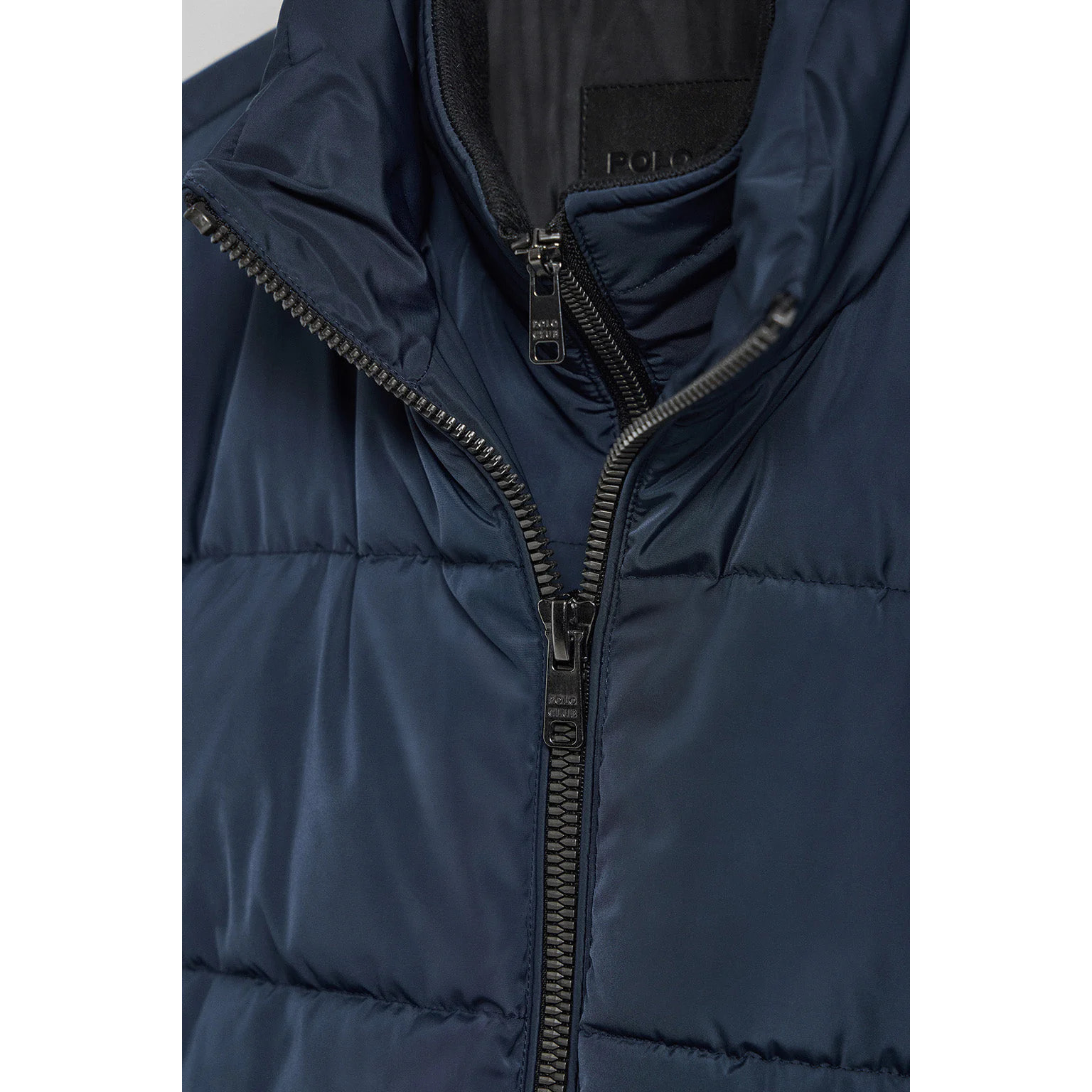 Chaqueta Brooklyn acolchada azul marino con detalle en la manga