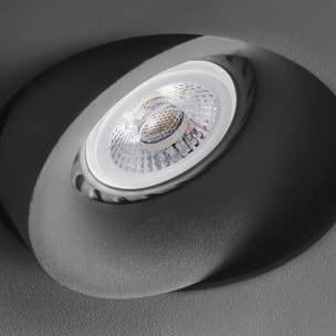 RADON SQ Lampada incasso nera