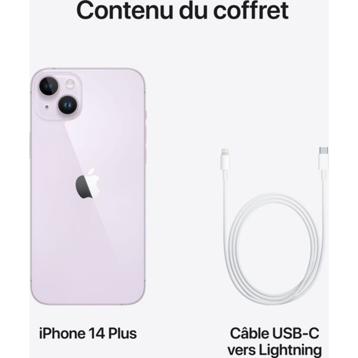 Smartphone APPLE iPhone 14 Plus Mauve 128Go 5G