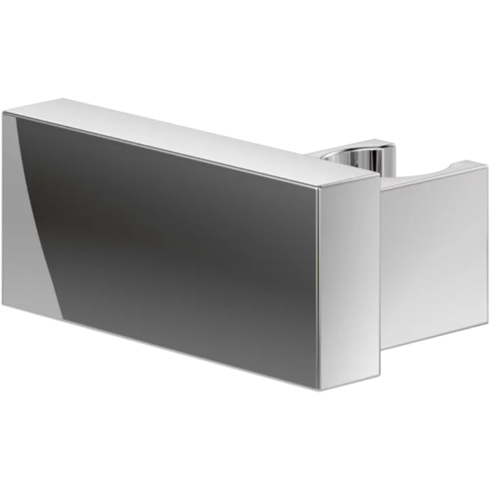 Support mural pour douchette Universal rectangle Chrome