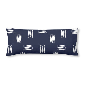 Taie d’oreiller 100 % coton 80 fils Oropesa Bleu