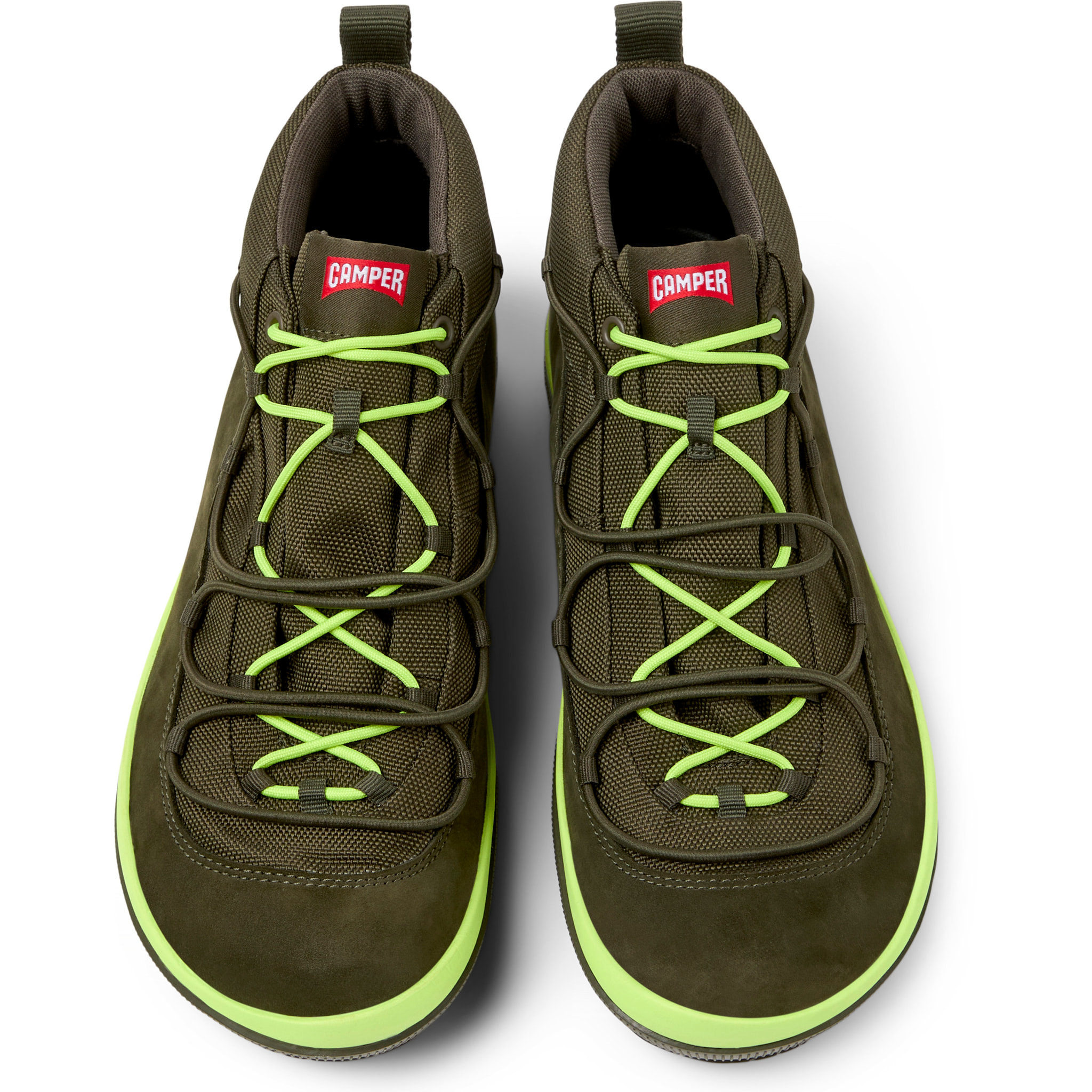 Botines - CAMPER Peu Pista GM - Verde - Textil tecnico