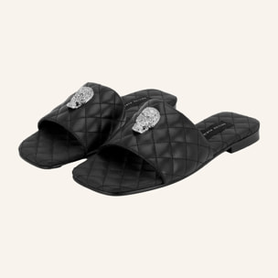 PHILIPP PLEIN Sandali piatti SKULL