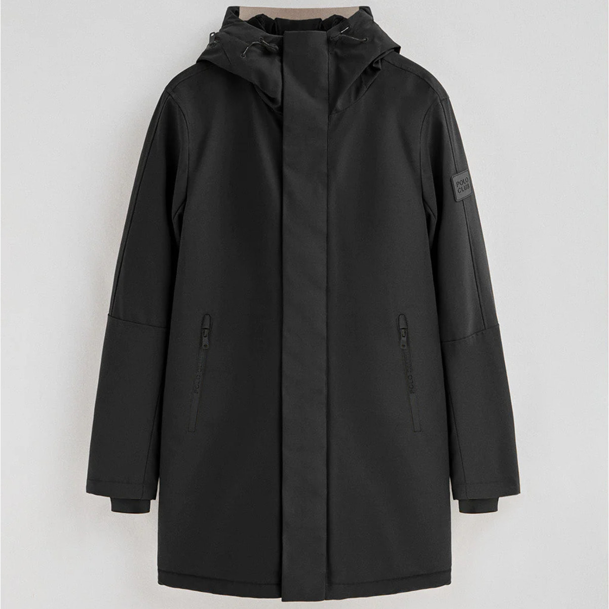 Chaqueta Voguel negra con logo Polo Club