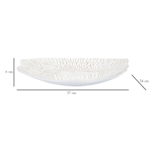 PIATTO S/TASCHE RESINA CM 37X34X6