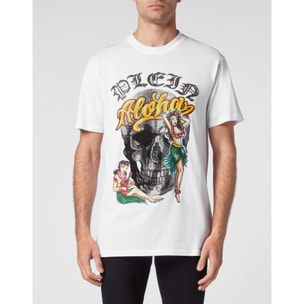 PHILIPP PLEIN Camiseta de cuello redondo y manga corta HAWAII