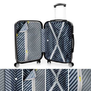 Trolley Frande 70 Cms Itaca Diamond Azul