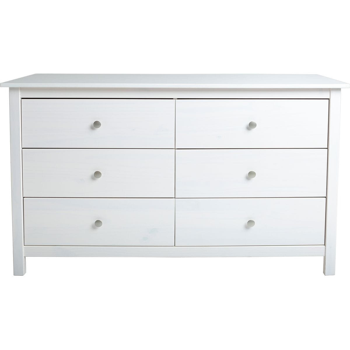 Commode 6 tiroirs en pin massif - ELTON